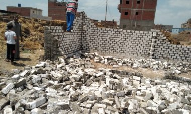 حملات مستمرة لإزالة التعديات على الأراضي الزراعية خلال أيام العيد بمركز المحلة 