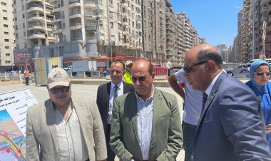 «رئيس المركزي للتعمير» يتفقد مشروع نفق وكباري شارع 45 بالإسكندرية