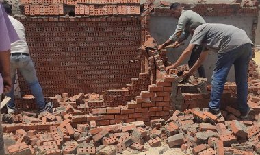 إزالة مقابر مخالفة فى أبيس بوسط الإسكندرية