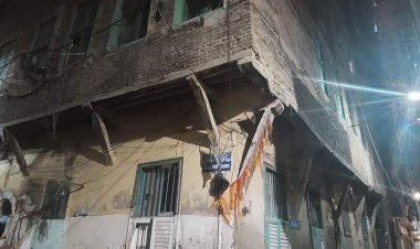 تساقط أجزاء من عقار في الإسكندرية دون وقوع إصابات