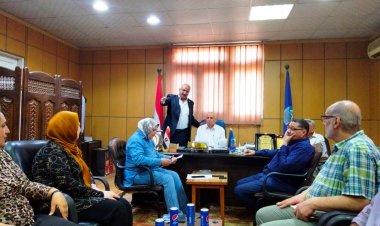 وكيل زراعة البحيرة يستقبل مجلس إدارة اللجنة النقابية للعاملين بالطب البيطري