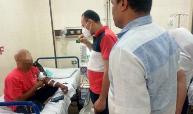 وكيل صحة البحيرة يطمئن على مصابي حادث الطريق الساحلي