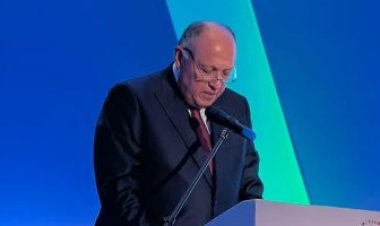 سامح شكري: هناك آفاق وتطلعات كبرى للتخفيف من حدة التغير المناخي