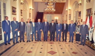 رئيس مجلس الدولة يستقبل رئيس المحكمة الدستورية العليا