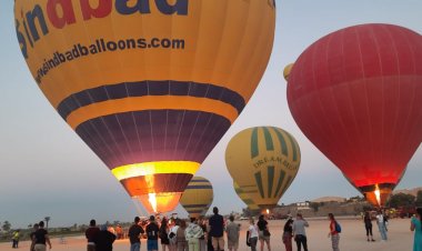 رحلات البالون الطائر تستأنف نشاطها في الأقصر بعد توقف يومين