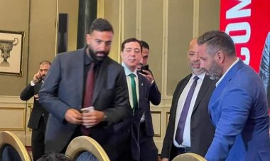 «ميدو» أبرز الحاضرين بمؤتمر تقديم «فيتوريا»