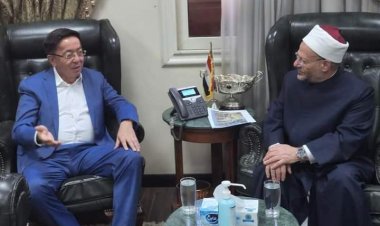 مفتى الجمهورية يستقبل سفير كازاخستان بالقاهرة