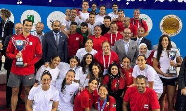 السباحة المصرية تتربع على عرش البطولة العربية