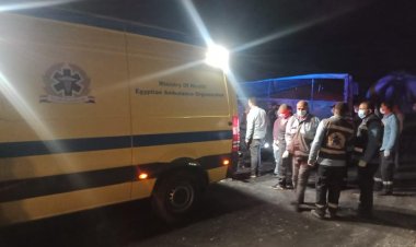 إصابة 4 أشخاص إثر انقلاب ميكروباص بعد اصطدامها بأخرى ملاكى بمدينة نصر