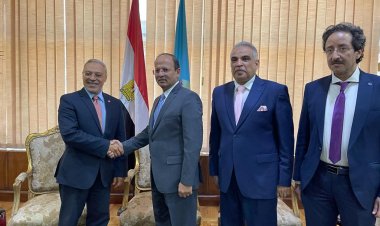 رئيس جامعة طنطا يستقبل سفير دولة باكستان بالقاهرة