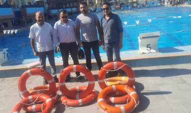 متابعة تنفيذ عوامل الأمن والسلامة لحمامات السباحة بالهيئات الشبابية والرياضية بالمنصورة