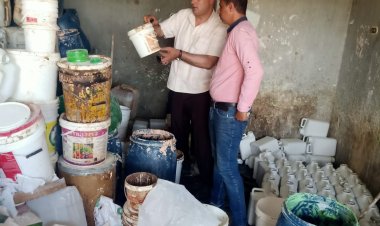 ضبط  10 طن مخلل داخل مصنع بدون سجل صناعي بالبحيرة