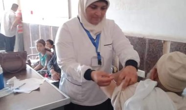 قافلة سكانية بقرية بوسط في البحيرة