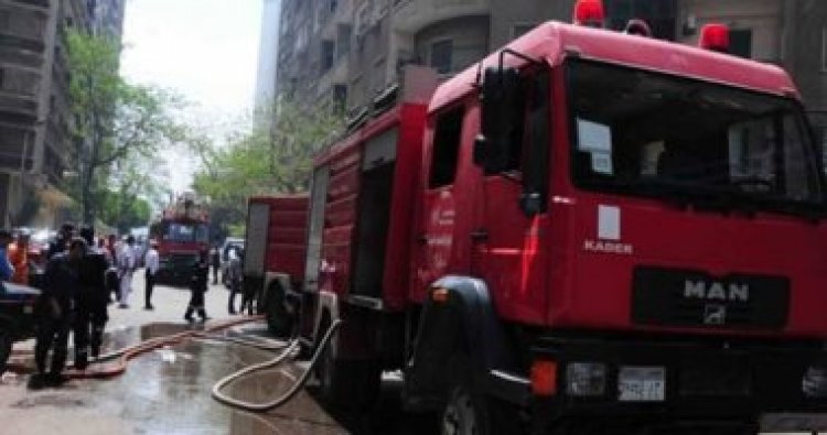 إخماد حريق داخل مطعم مأكولات بحرية شهير بشارع البحر الأعظم
