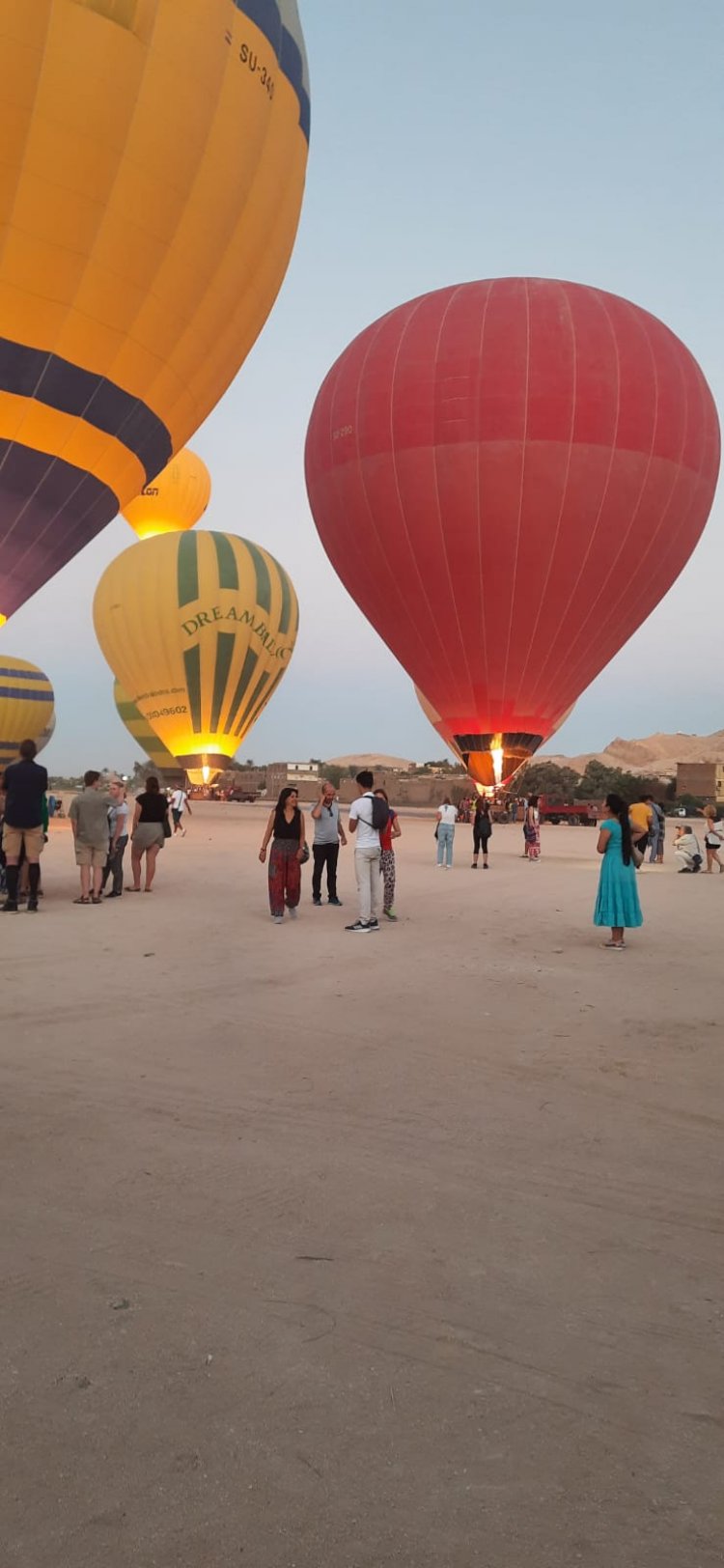 رحلات البالون الطائر تستأنف نشاطها في الأقصر بعد توقف يومين