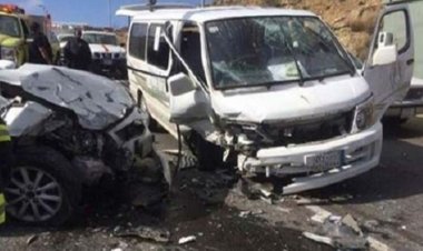 إصابة 10 أشخاص في حادث تصادم «ميكروباص» وسيارة نقل على الطريق الزراعي بقليوب