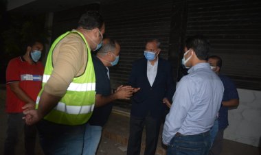 محافظ القليوبية يتابع الهبوط الأرضي بشارع الرياح التوفيقي في بنها