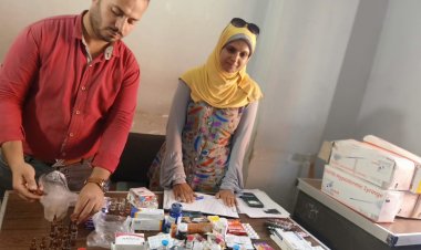 ضبط  76 عبوة  أدوية مجهولة المصدر في البحيرة