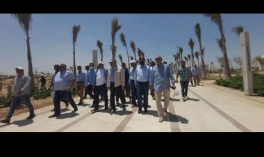 وزير الإسكان يتابع سير العمل بالقطاعات المختلفة بمشروع الحدائق المركزية بالعاصمة الجديدة