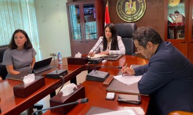 وزيرة التعاون تبحث مع  مدير مؤسسة التمويل البريطانية تمويل المشروعات الخضراء