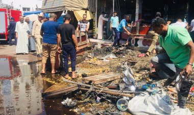 السيطرة على حريق داخل محل في البحيرة