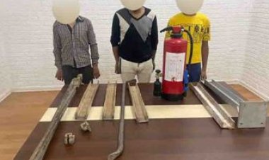 القبض على المتهمين بسرقة مخزن للسكة الحديد بالخليفة