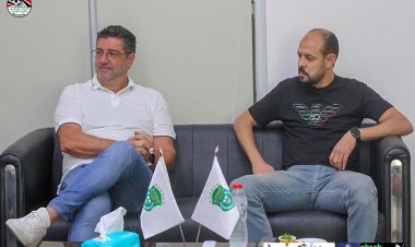 صور| «فيتوريا» يجتمع بجهازي الاتحاد وفاركو بالإسكندرية