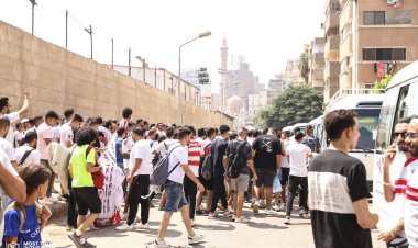 66 حافلة تتحرك من نادي الزمالك إلى الجونة لمؤازرة الفريق