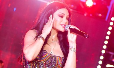 كامل العدد.. هيفاء وهبي تشعل سهرة صباحي بالعلمين الجديدة