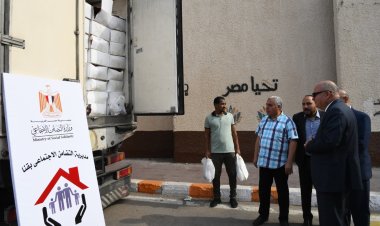 محافظ قنا يشهد استلام الدفعة الأولى من لحوم قافلة  «المصريين للمصريين»