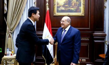 رئيس مجلس الشيوخ يستقبل السفير الكوري بالقاهرة