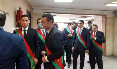 تسليم خطابات العمل لمعاوني النيابة الإدارية دفعة 2016