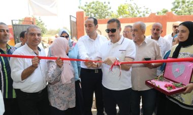 محافظ المنوفية يفتتح مدرسة بمم الثانوية المشتركة