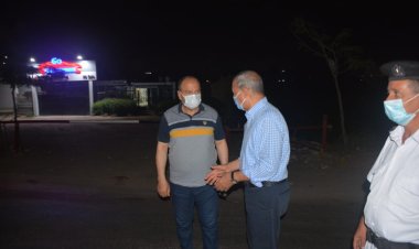 محافظ القليوبية يتابع أعمال معالجة الهبوط الأرضي بطريق الرياح التوفيقي ببنها 