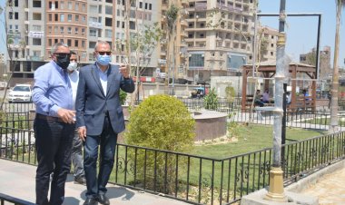 محافظ القليوبية يتفقد أعمال تطوير كوبري عرابي