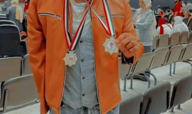 إصابة اسلام بطل العالم من ذوي الهمم في حادثة سير