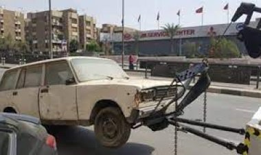المرور: تحرير 2480 مخالفة عدم تركيب ملصق إلكترونى ورفع 55 سيارة ودراجة نارية متروكة ومتهالكة من الشوارع