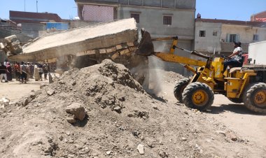 إزالة  46 حالة تعد فى 7 مراكز بمحافظة البحيرة