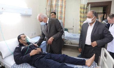 محافظ الجيزة يعاين حريق كنيسة أبو سيفين بإمبابة ويقرر صرف إعانات عاجلة لأسر المتوفين والمصابين