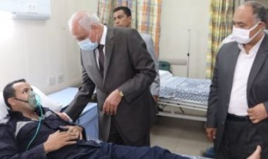 محافظ الجيزة يصرف إعانة 50 ألف جنيه لأسر المتوفين و10 آلاف للمصابين بحريق كنيسة أبوسيفين