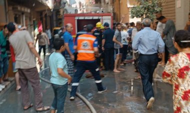 الحماية المدنية تسيطر على حريق مكتب محاماة بالجيزة