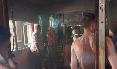 15 صورة ترصد كواليس حريق كنيسة أبو سيفين بإمبابة