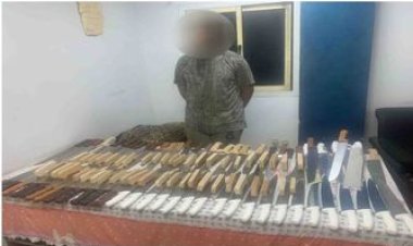 ضبط ورشة لتصنيع الأسلحة البيضاء بقصد الاتجار في القاهرة