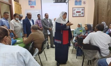 مديرة تعليم المنوفية تتابع تدريبات الموجهين على برنامج الدمج التعليمي