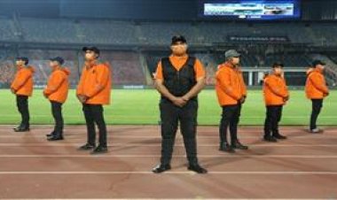 الأمن ينهي استعدادته لتأمين مباراة الأهلي وإيسترن كومباني الليلة