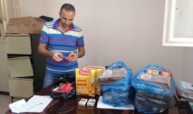 ضبط عبوات مواد غذائية منتهية الصلاحية بالبحيرة