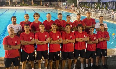 بعثة منتخب الماء تغادر مطار القاهرة للمشاركة في بطولة العالم باليونان