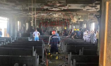 فيديو وصور| نيران كنيسة الأنبا بيشوي التهمت قلوب المصريين