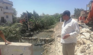 الانتهاء من إصلاح الجزء المنهار بطريق أبو حمص