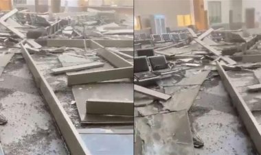 سقوط سقف مبنى حكومي فى الكويت على الموظفين دون إصابات